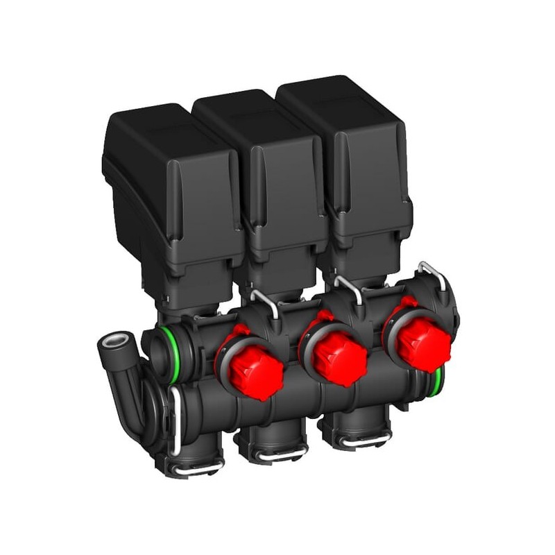 Elektroventilset 3 Abschnitte, mit Bypass, T5 - 863T0130 Elektroventilset 3 Abschnitte, mit Bypass, T5 - 863T0130