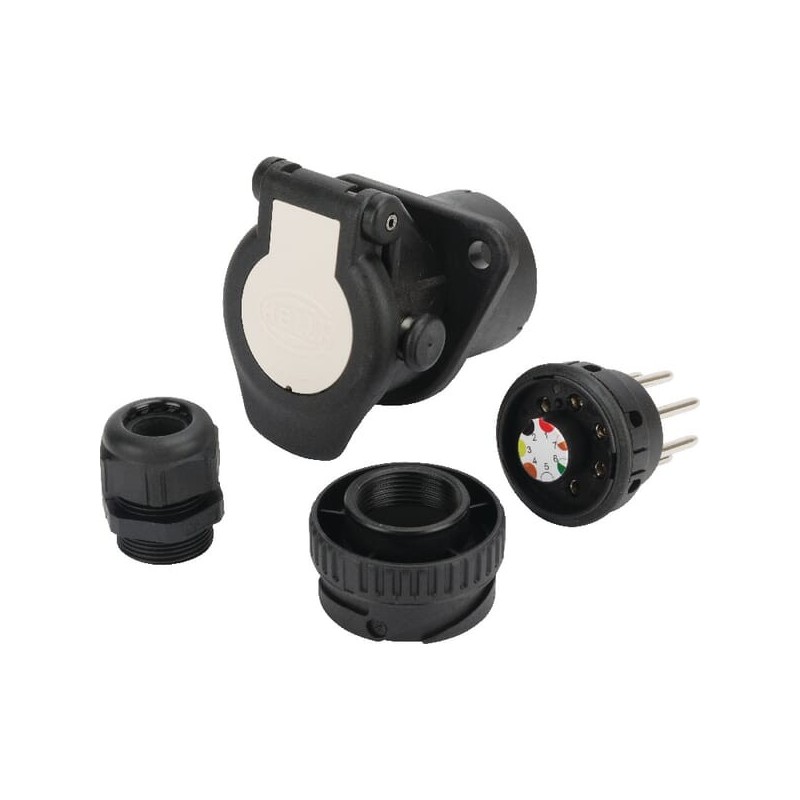 Gniazdo 7-stykowe ABS EBS - 8JB007645031
