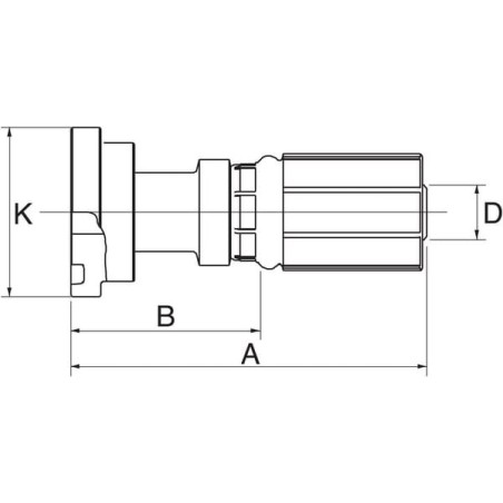 Insert Komatsu DN13-5/8 - 8G10FLK