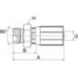 Insert DN13-5/8 BSPP - 8G10MBSPP