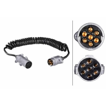 Spiralkabel Metall 7 pin - 8KA007648061
