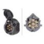 Socket - 12V - 7-pin connector - 8JB001943003