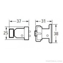 Stecker 3-pol. - 8JA002807801
