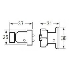 8JA002807801 Hella, 3-pole 