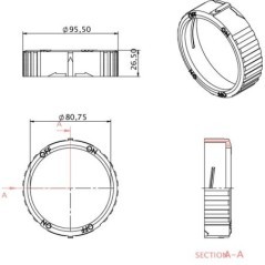 Locking ring, Kramp - 87840170KR