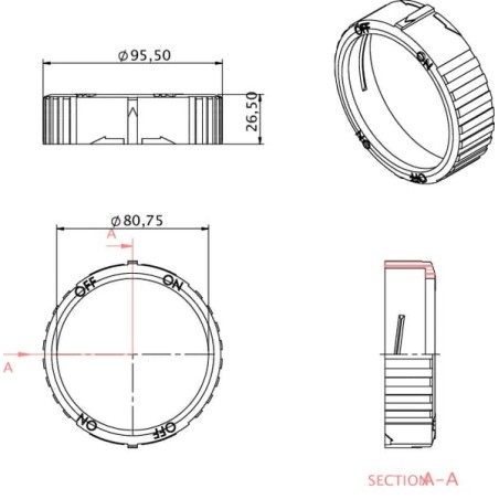Locking ring, Kramp - 87840170KR