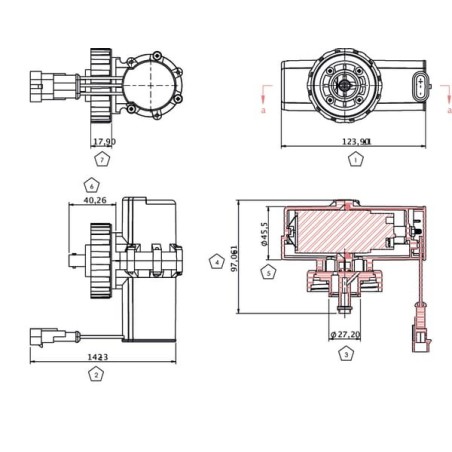 Electric fuel pump - 87802238KR