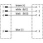Cable extension cable sensor 4-p 5m - 88011MSUD2110500