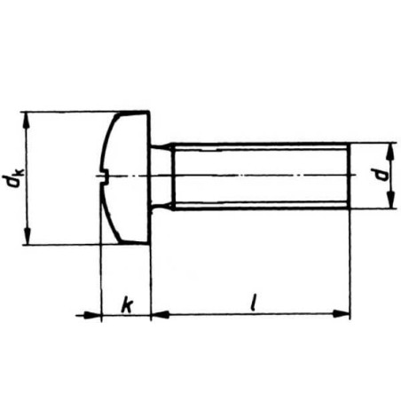 Flachrundschraube M4x50 - 88107450