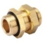 Bulkhead coupling with locknut - 8931042962