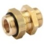 Bulkhead coupling with locknut - 8931042962