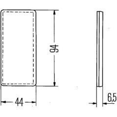 8RA003326051 Hella, Odblaski 