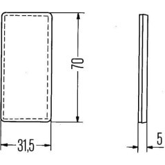 8RA004412021 Hella, Reflectors 