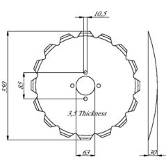 Drill disc Rabe - 90085510
