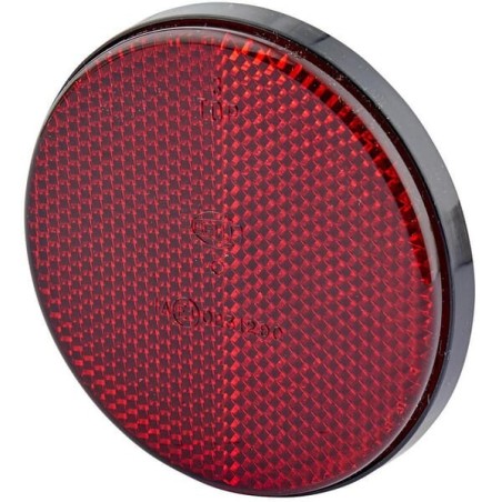 Reflector, diameter 85mm, red, E1 31290, Hella - 8RA002016111
