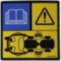 Warning decal - 9402370101 Warning decal - 9402370101