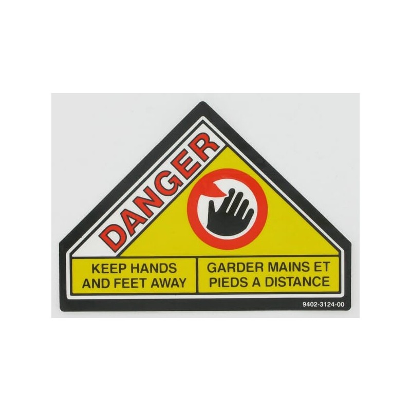 Aufkleber Danger - 9402312400 Aufkleber Danger - 9402312400