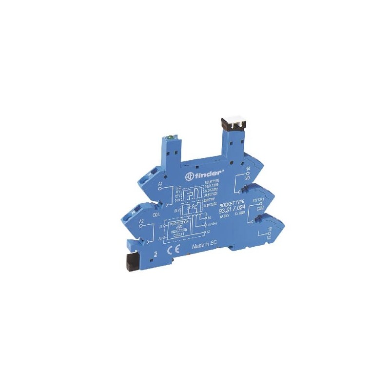 Relay base, sprg terminal tech - 93510024 Relay base, sprg terminal tech - 93510024