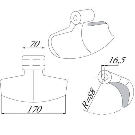 Flail 70x170 Hmg Votex - 95722029