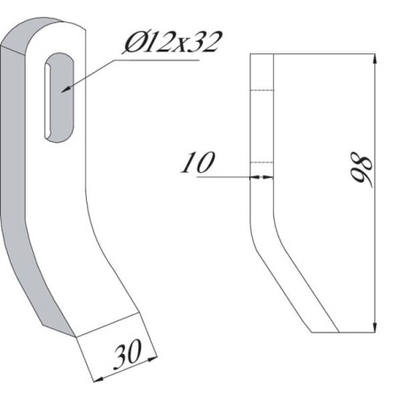 Topper 30x10mm Herder - 95722002