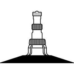 Dętka do obręczy średnica 36.0 cali 9.5/9-36 / 230/95R36, zawór powietrzno-wodny TR218A Kramp - 95936TR218A
