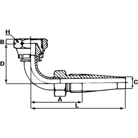 Schraubarmatur 7/8 UNF - A131490