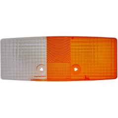 Light lens, amber/transparent, rectangular left Hella - 9EL118703001