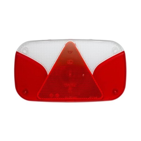 Lichtscheibe rot/weiß - 9EL990632011