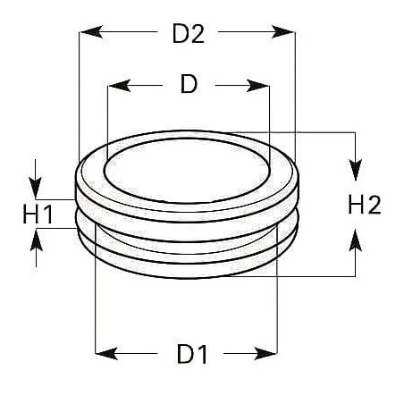 Transit rubber 29/37/44/2 - 9GT999001291