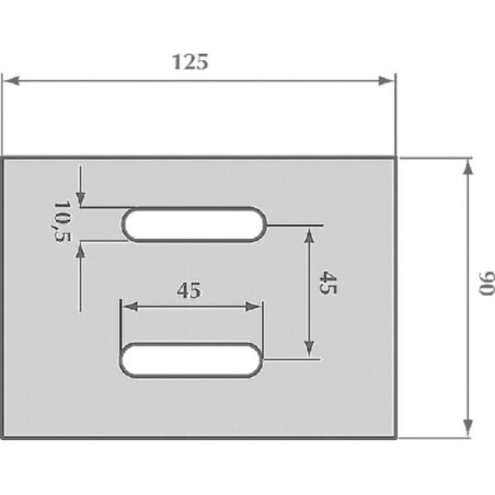 Scraper 90x125mm Frost - AB038003