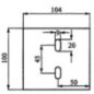 Scraper 100x104mm Lely - AB080015 Scraper 100x104mm Lely - AB080015