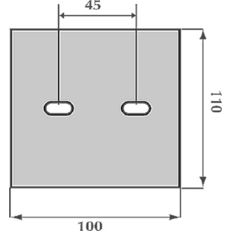 Scraper 100x110mm Lely - AB080017