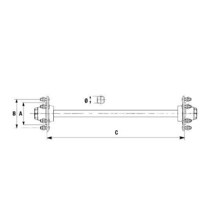 Achse ungebremst - A706611700