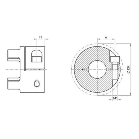 Coupling half A42 SAE-BB Z15 clamp - A4255SAE1632Z15KL