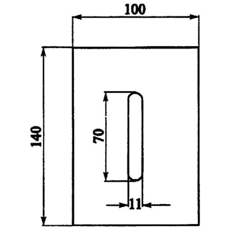 Scraper 100x138mm Lely - AB080004