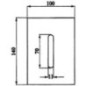 Scraper 100x138mm Lely - AB080004 Scraper 100x138mm Lely - AB080004