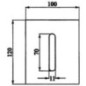 Scraper 120x100mm Lely - AB080005 Scraper 120x100mm Lely - AB080005