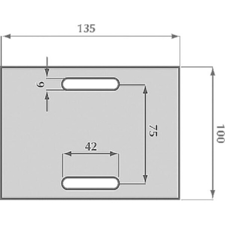 Scraper 100x135mm Lely - AB080003