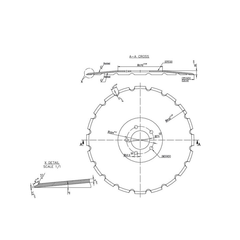 Disc Accord - AC353950N