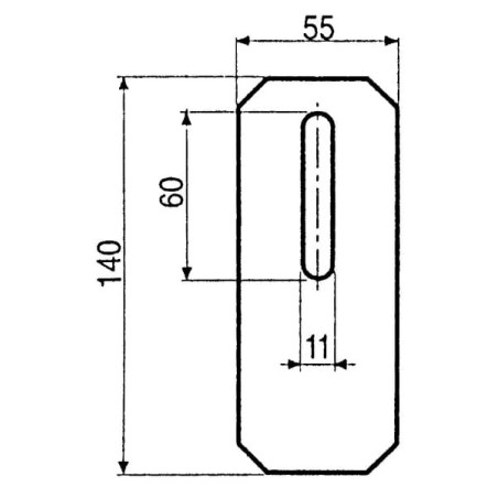 Abstreifer 55x140mm Amazone - AB010003
