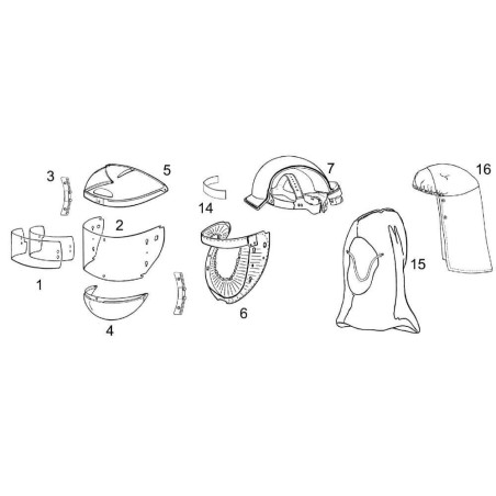 Junior A forehead protection - A161019