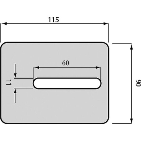 Abstreifer 90x115mm Amazone - AB010001