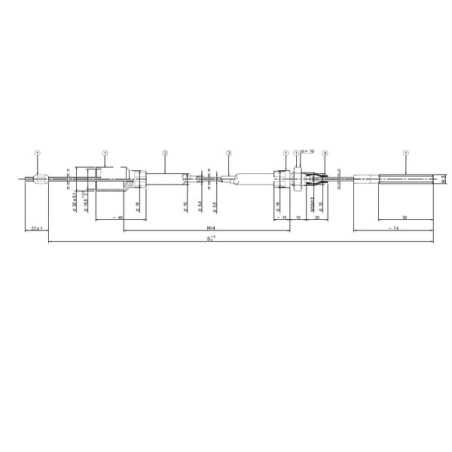 Bowden cable - AH11405