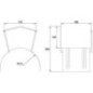 Wall hose bracket MIDI - AKS11365 Wall hose bracket MIDI - AKS11365