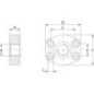 SAE-Verschr.flansch, SAE - AFC316G16 SAE-Verschr.flansch, SAE - AFC316G16