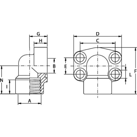 Kołnierz 90 cali SAE - AFS612G1290