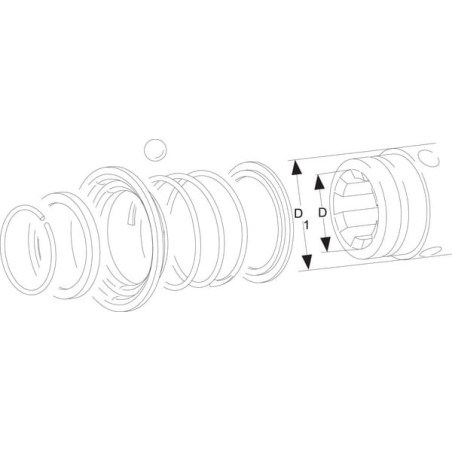 Pull-slide collar lock repair set AgraSet 173 - AG173