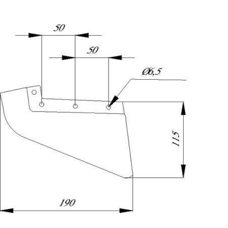 Scharkeil für Düngerschar - AC821821
