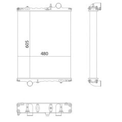 AL66766N Kramp, Radiator 