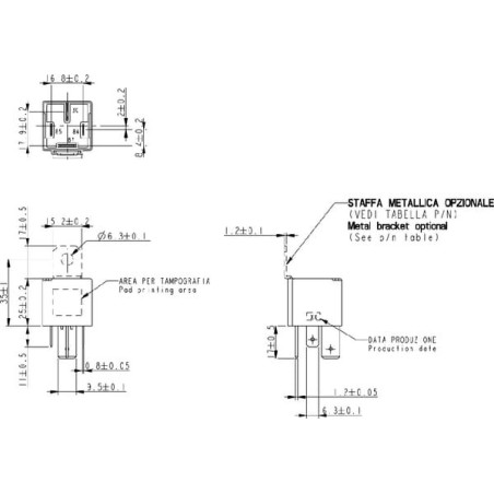 Relay 12V 70A - AV180298000